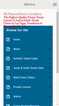 Mobile Screenshot of mcnamaratennis.com